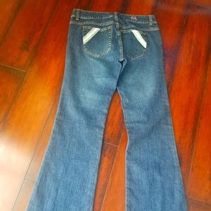 Lilly Pulitzer Blue Jeans with Green Accents